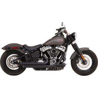 RINEHART RACING 2 IN 2 BLACK EXHAUST HARLEY DAVIDSON SOFTAIL 2018-2021