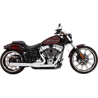 SCARICO RINEHART RACING CROMATI SOFTAIL DELUXE/SLIM/STREET BOB/FAT BOB/LOW RIDER 18-21