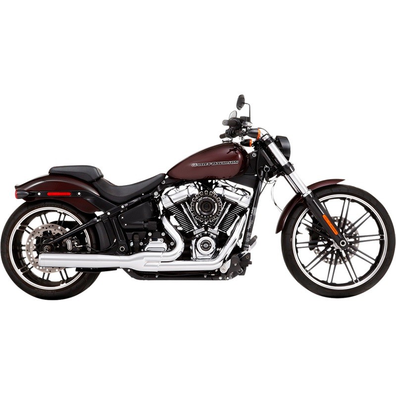 SCARICO RINEHART RACING CROMATI SOFTAIL DELUXE/SLIM/STREET BOB/FAT BOB/LOW RIDER 18-21