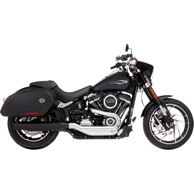 TERMINALE RINEHART RACING SLIP-ON 4" NERO HARLEY SOFTAIL SPORT GLIDE 2018-2021
