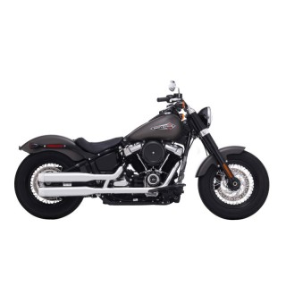 TERMINALI RINEHART RACING SLIP-ON 3.5" CROMATI HARLEY SOFTAIL 2018-2021