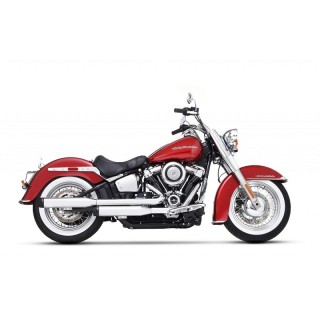 TERMINALI RINEHART RACING SLIP-ON 3" CROMATI-NERI SOFTAIL DELUXE/HERITAGE 18-21