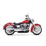 TERMINALI RINEHART RACING SLIP-ON 3" CROMATI-NERI SOFTAIL DELUXE/HERITAGE 18-21
