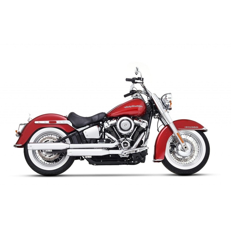 TERMINALI RINEHART RACING SLIP-ON 3.5" CROMATI SOFTAIL DELUXE/HERITAGE 18-21