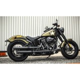 TERMINALI RINEHART RACING 3" NERI SOFTAIL SLIM/DELUXE/CROSS BONES 07-17