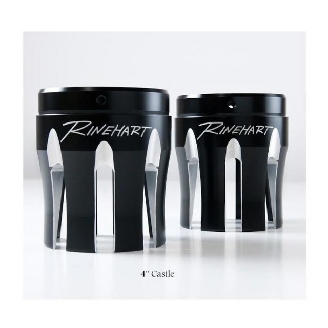 RINEHART RACING CASTLE BLACK 4" END CAPS