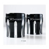 RINEHART RACING CASTLE BLACK 4" END CAPS
