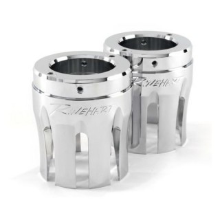 RINEHART RACING CASTLE CHROME 4" END CAPS