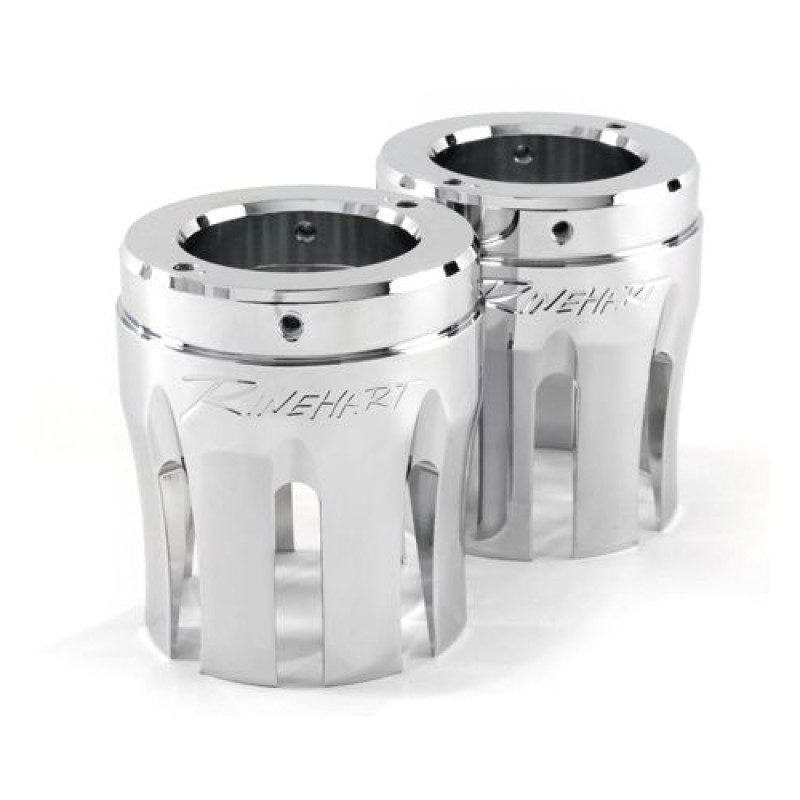 RINEHART RACING CASTLE CHROME 4" END CAPS