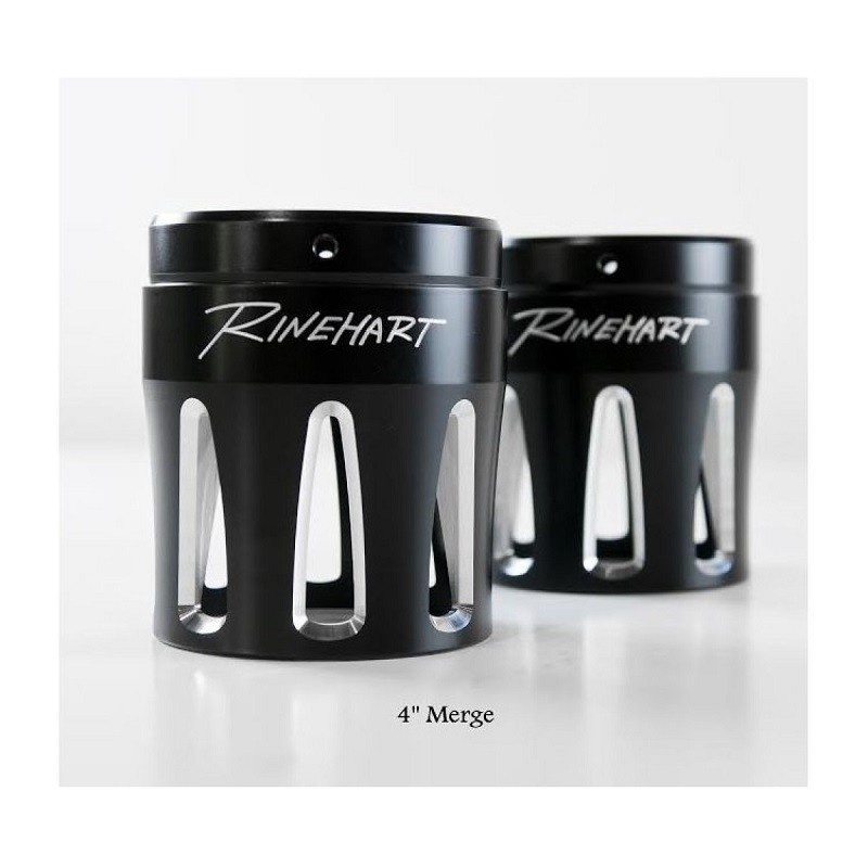 RINEHART RACING MERGE BLACK 4" END CAPS