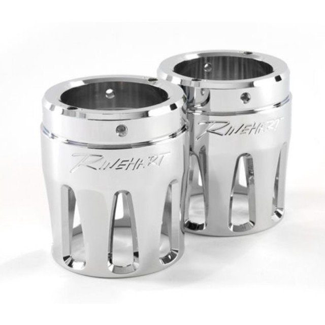 RINEHART RACING MERGE CHROME 4" END CAPS