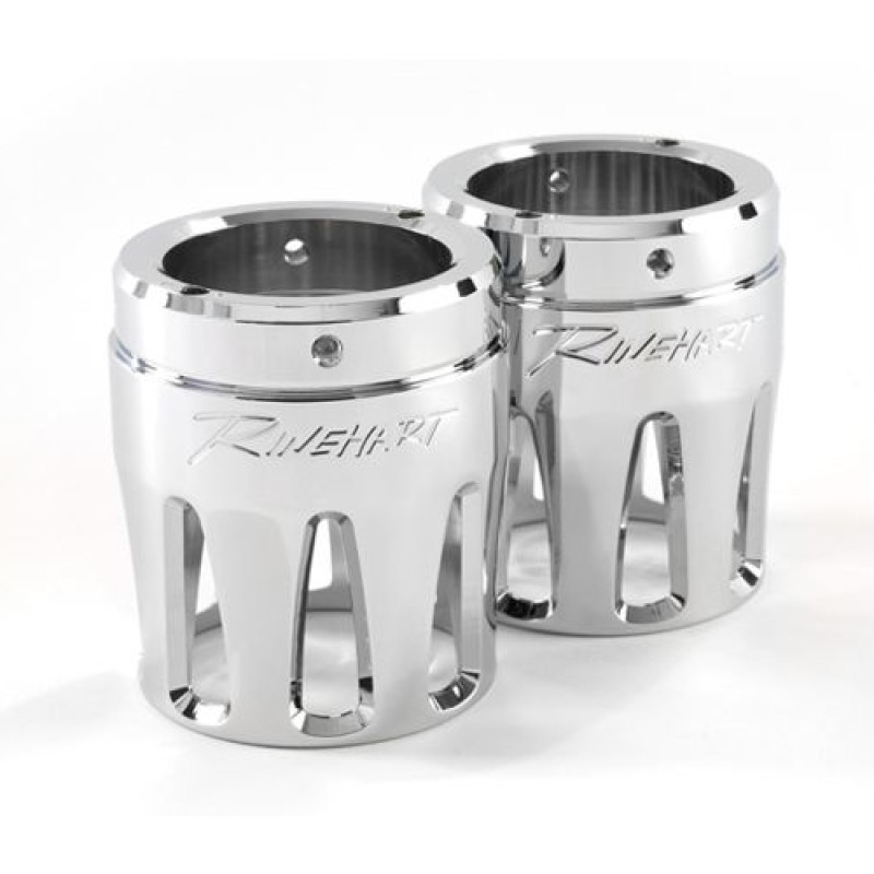 RINEHART RACING MERGE CHROME 4" END CAPS