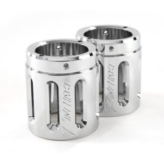 RINEHART RACING SLOT CHROME 4" END CAPS