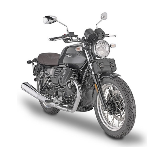 BORSA MORBIDA KAPPA MOTO IN PELLE CON ATTACCO FORCELLA - KMLW02 - MOTO
