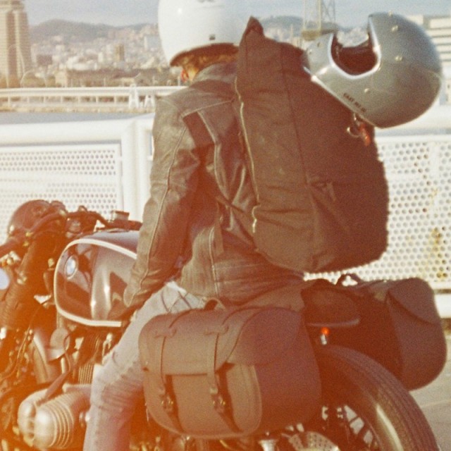 BORSE LATERALI KAPPA MOTO IN PELLE CUSTOM DA 28L - KMLW01 - MOTO
