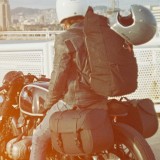 BORSE LATERALI KAPPA MOTO IN PELLE CUSTOM DA 28L - KMLW01 - MOTO