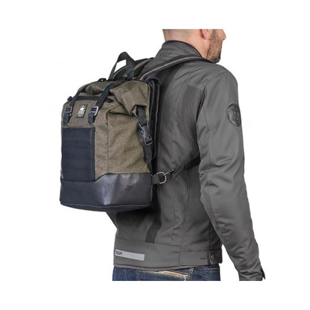 BORSA LATERALE KAPPA MOTO RAMBLER CONVERTIBILE IN ZAINO 17 LITRI - RB105 - ZAINO