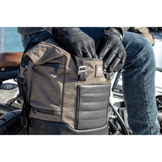 BORSA LATERALE KAPPA MOTO RAMBLER CONVERTIBILE IN ZAINO 17 LITRI - RB105 - TASCA