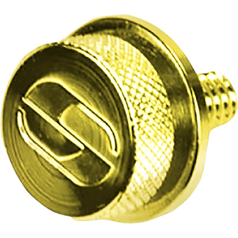 SADDLEMEN GOLD SEAT MOUNTING KNOB 1/4"-20