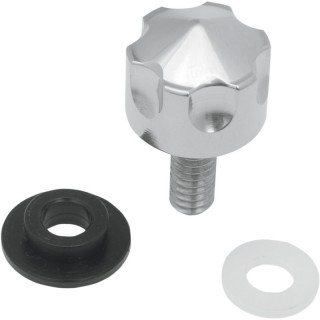 POMELLO ATTACCO SELLA DRAG SPECIALTIES SEI SCANALATURE HARLEY 00-18 PARAFANGO 1/4"-20