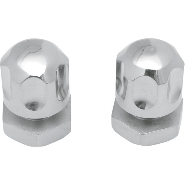 DRAG SPECIALTIES FRONT AND REAR SEAT MOUNT KNOBS HARLEY 99-20 FENDER 1/4 "-20