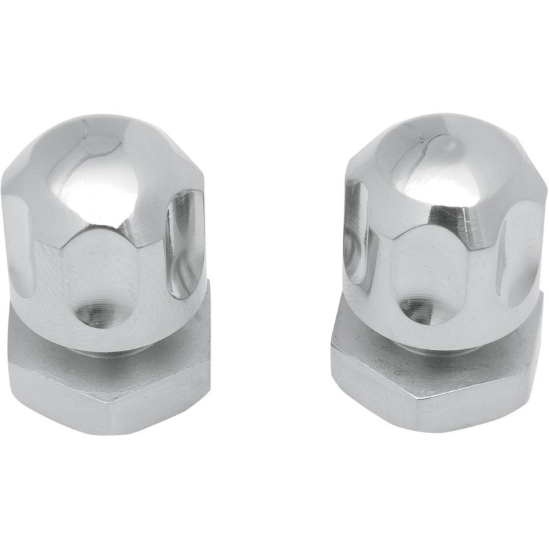 DRAG SPECIALTIES FRONT AND REAR SEAT MOUNT KNOBS HARLEY 99-20 FENDER 1/4 "-20