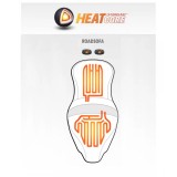 SADDLEMEN ROAD SOFA CF 2-UP HEATED GEL SEAT DRIVER'S BACKREST TOURING 08-21 - HEAT