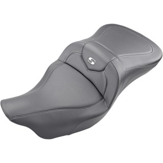 SADDLEMEN ROAD SOFA CF 2-UP GEL SEAT FOR HARLEY TOURING 2008-2021