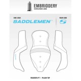 SADDLEMEN ROAD SOFA PT 2-UP GEL PILLOW TOP SEAT TOURING 2008-2021 - LOGO