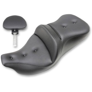 SADDLEMEN ROAD SOFA PT 2-UP GEL PILLOW TOP SEAT DRIVER'S BACKREST TOURING 08-21