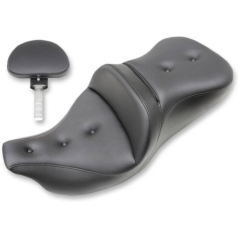 SADDLEMEN ROAD SOFA PT 2-UP GEL PILLOW TOP SEAT DRIVER'S BACKREST TOURING 08-21