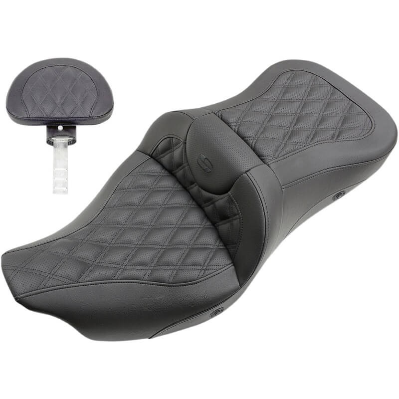 SADDLEMEN ROAD SOFA LS 2-UP HEATED SEATS DRIVER'S BACKREST TOURING 08-21