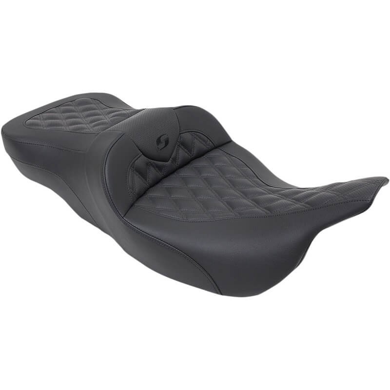SADDLEMEN ROAD SOFA LS 2-UP HEATED SEATS FOR HARLEY ROAD KING-ELECTRA GLIDE 97-07