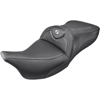 SADDLEMEN ROAD SOFA CF 2-UP GEL SEAT HARLEY TOURING 2008-2021