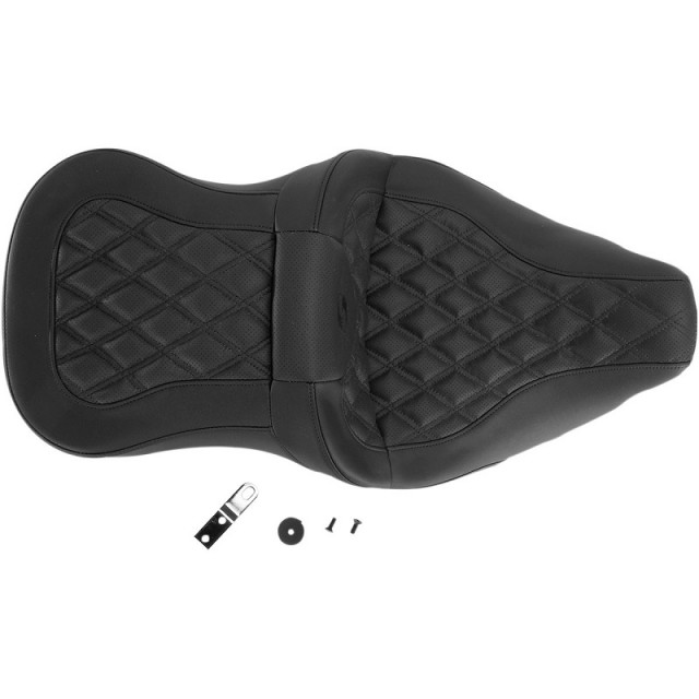 SADDLEMEN ROAD SOFA LS 2-UP GEL SEAT FOR HARLEY TOURING 2008-2021 - UP