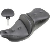 SADDLEMEN ROAD SOFA PT 2-UP GEL PILLOW TOP SEAT DRIVER'S BACKREST TOURING 07-21