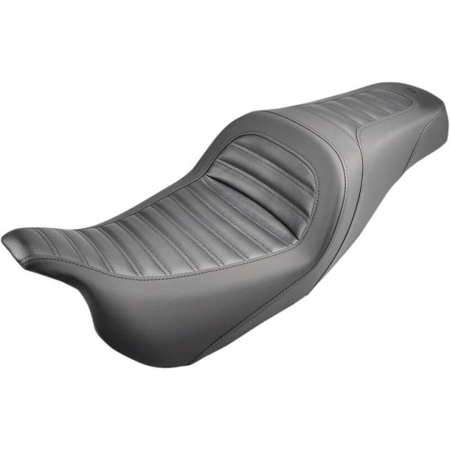 SADDLEMEN 2-UP RP SLIM GEL SEAT FOR HARLEY DAVIDSON TOURING 1997-2007 - SIDE