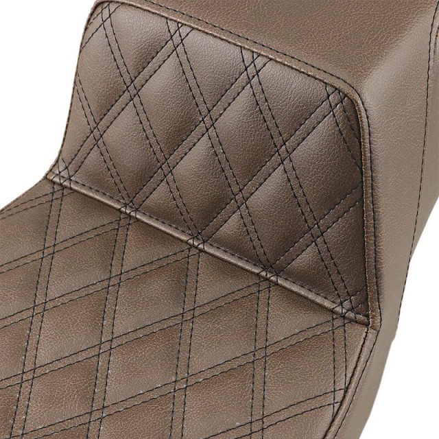 SELLA SADDLEMEN 2-UP STEP-UP LS PILOTA MARRONE HARLEY TOURING 1997-2007 - COVER