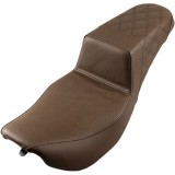 SADDLEMEN 2-UP STEP-UP LS PASSENGER BROWN SEAT HARLEY TOURING 1997-2007