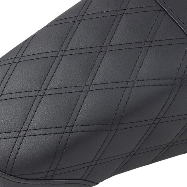 SADDLEMEN 2-UP STEP-UP LS PASSENGER BLACK SEAT HARLEY TOURING 1997-2007 - COVER