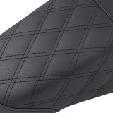 SADDLEMEN 2-UP STEP-UP LS PASSENGER BLACK SEAT HARLEY TOURING 1997-2007 - COVER