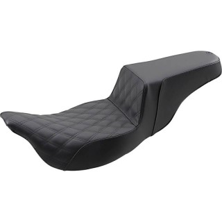 SADDLEMEN 2-UP STEP-UP EXTENDED LS DRIVER BLACK SEAT TOURING 2008-2021