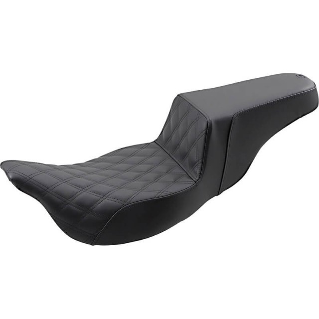SADDLEMEN 2-UP STEP-UP EXTENDED LS DRIVER BLACK SEAT TOURING 2008-2021