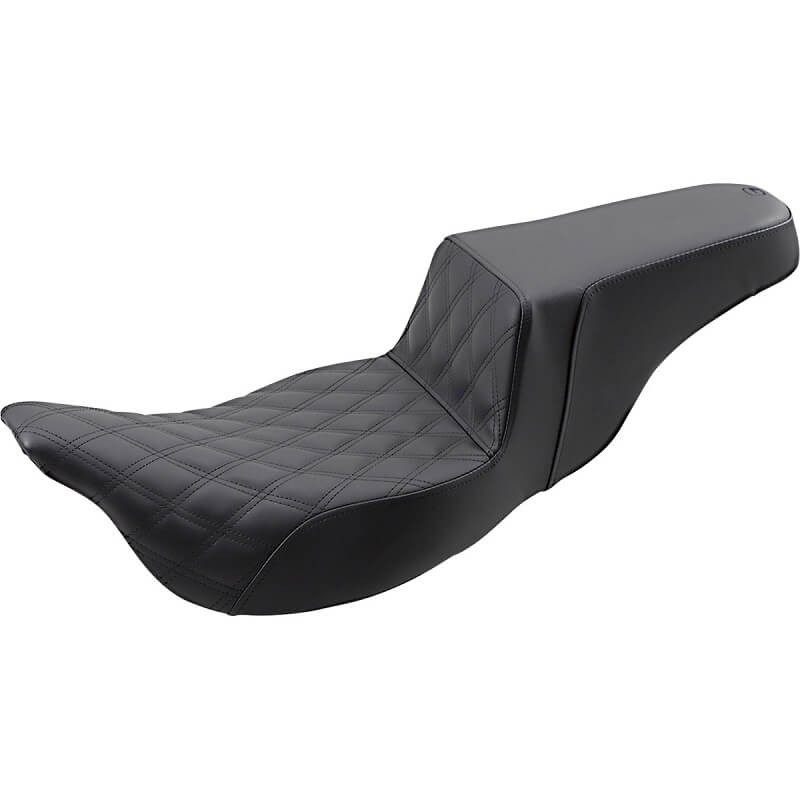 SADDLEMEN 2-UP STEP-UP EXTENDED LS DRIVER BLACK SEAT TOURING 2008-2021