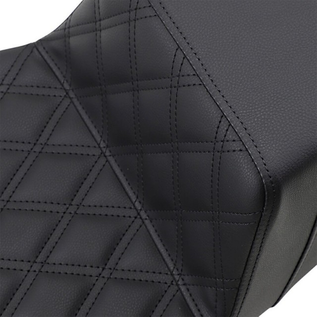 SADDLEMEN 2-UP STEP-UP EXTENDED LS DRIVER BLACK SEAT TOURING 2008-2021 - COVER
