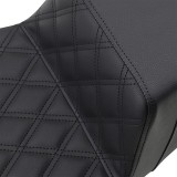 SADDLEMEN 2-UP STEP-UP EXTENDED LS DRIVER BLACK SEAT TOURING 2008-2021 - COVER
