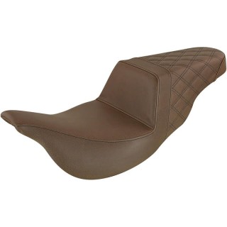 SADDLEMEN 2-UP STEP-UP EXTENDED LS PASSENGER BROWN SEAT TOURING 2008-2021