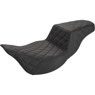 SADDLEMEN 2-UP STEP-UP EXTENDED LS BLACK SEAT HARLEY TOURING 2008-2021