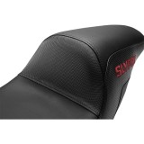SADDLEMEN 2-UP PRO SERIES SLYFOX SEAT RED LOGO HARLEY TOURING 2007-2021 - SCHIENALE