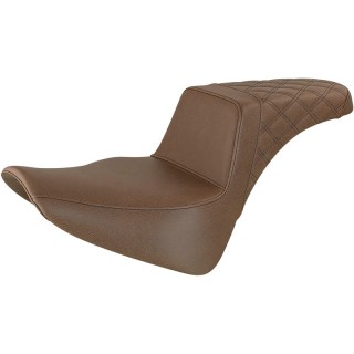 SADDLEMEN 2-UP STEP-UP LS PASSENGER BROWN SEAT HARLEY SOFTAIL 2018-2021
